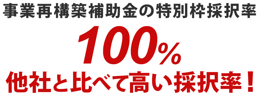 事業再構築補助金の採択率を上げ、絶対に採択されたい社長様へ